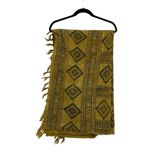 Cotton Throw Blanket Hand Block Printed - Picture 4 of 16